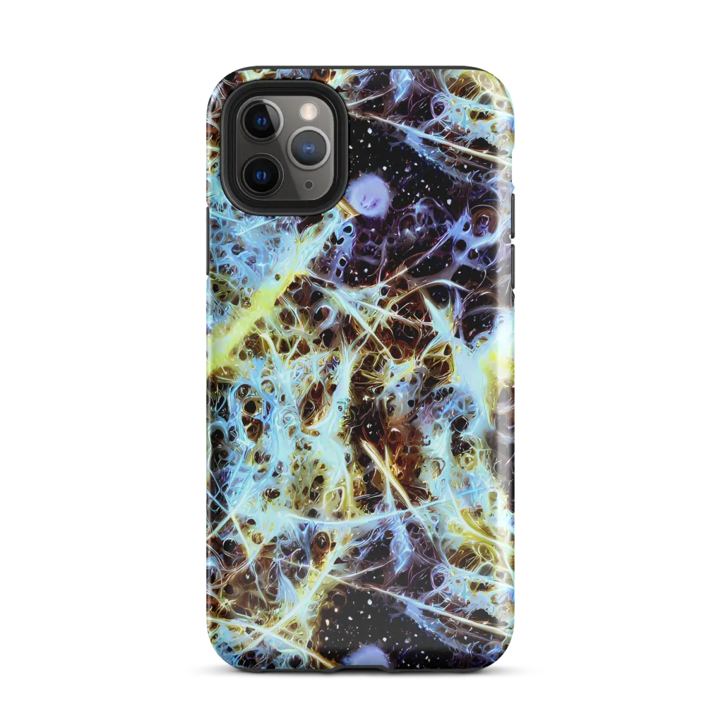 Iridescent Orbit on Tough Case for iPhone® — Front