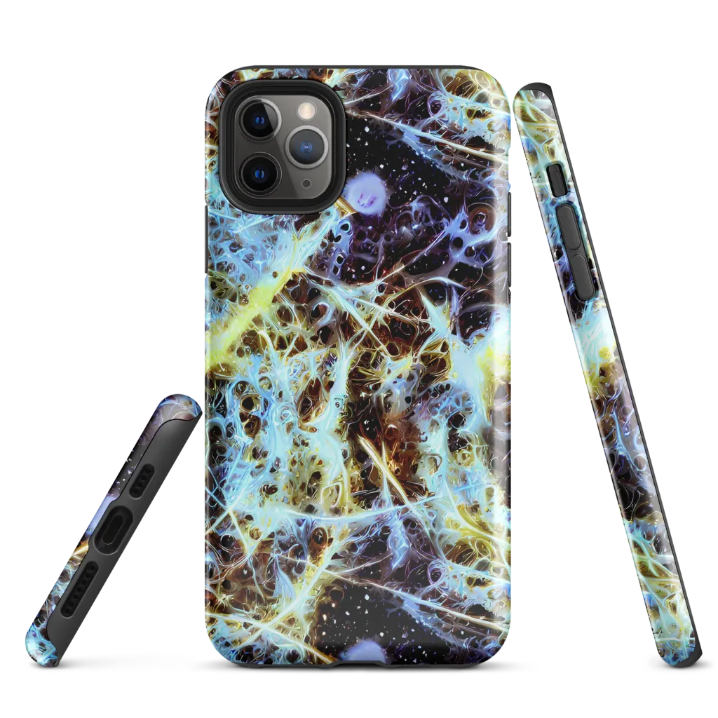 Iridescent Orbit on Tough Case for iPhone® — Front