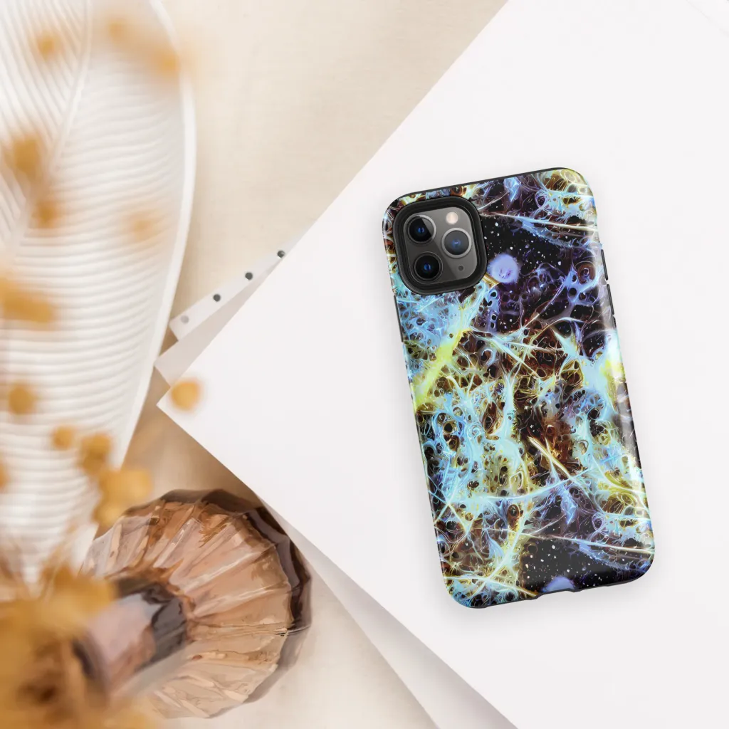 Iridescent Orbit on Tough Case for iPhone® — Front