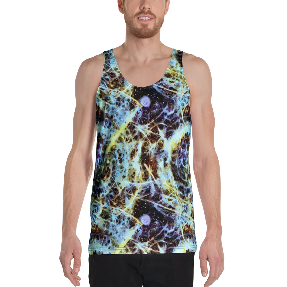 Iridescent Orbit on Men's Tank Top — Front