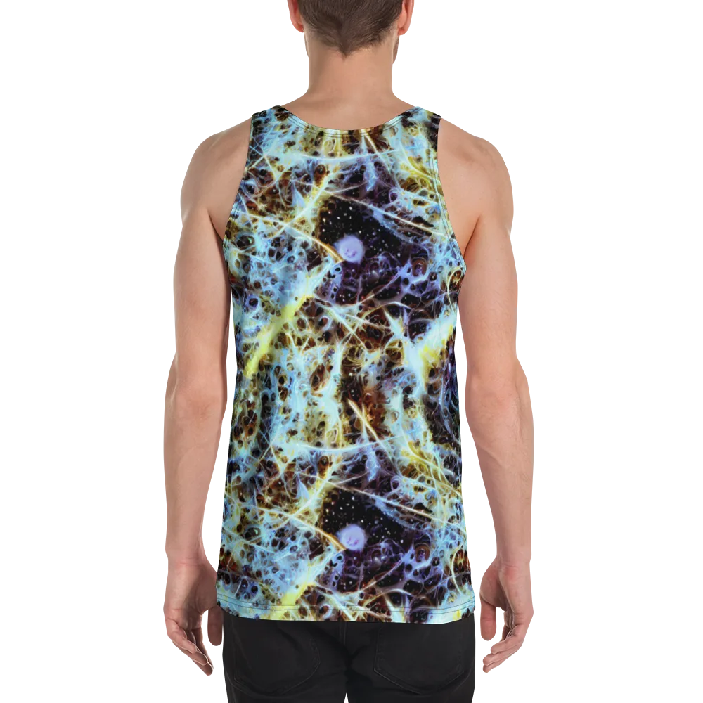 Iridescent Orbit on Men's Tank Top — Back