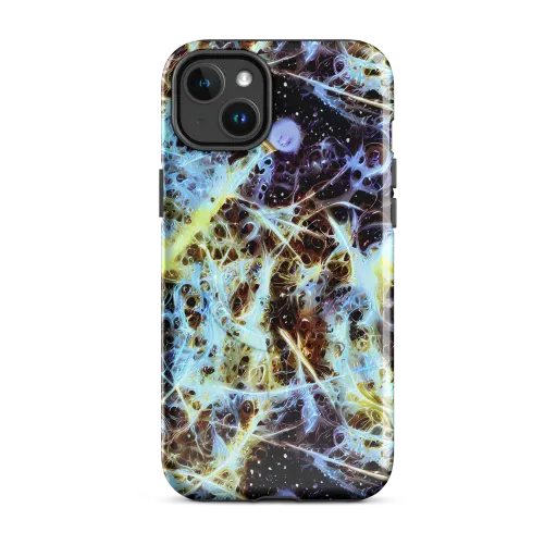 Iridescent Orbit on a MagSafe Tough Case for iPhone®