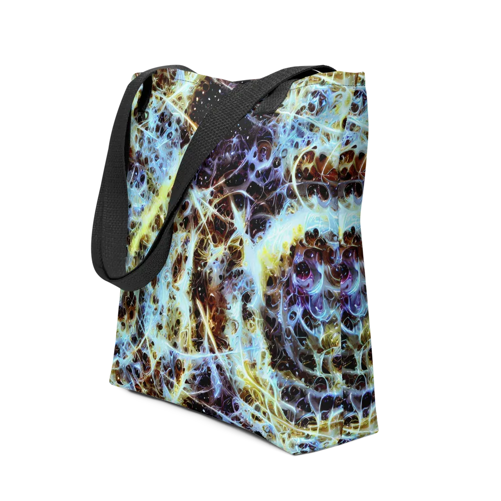 Iridescent Orbit on Tote Bag — Front