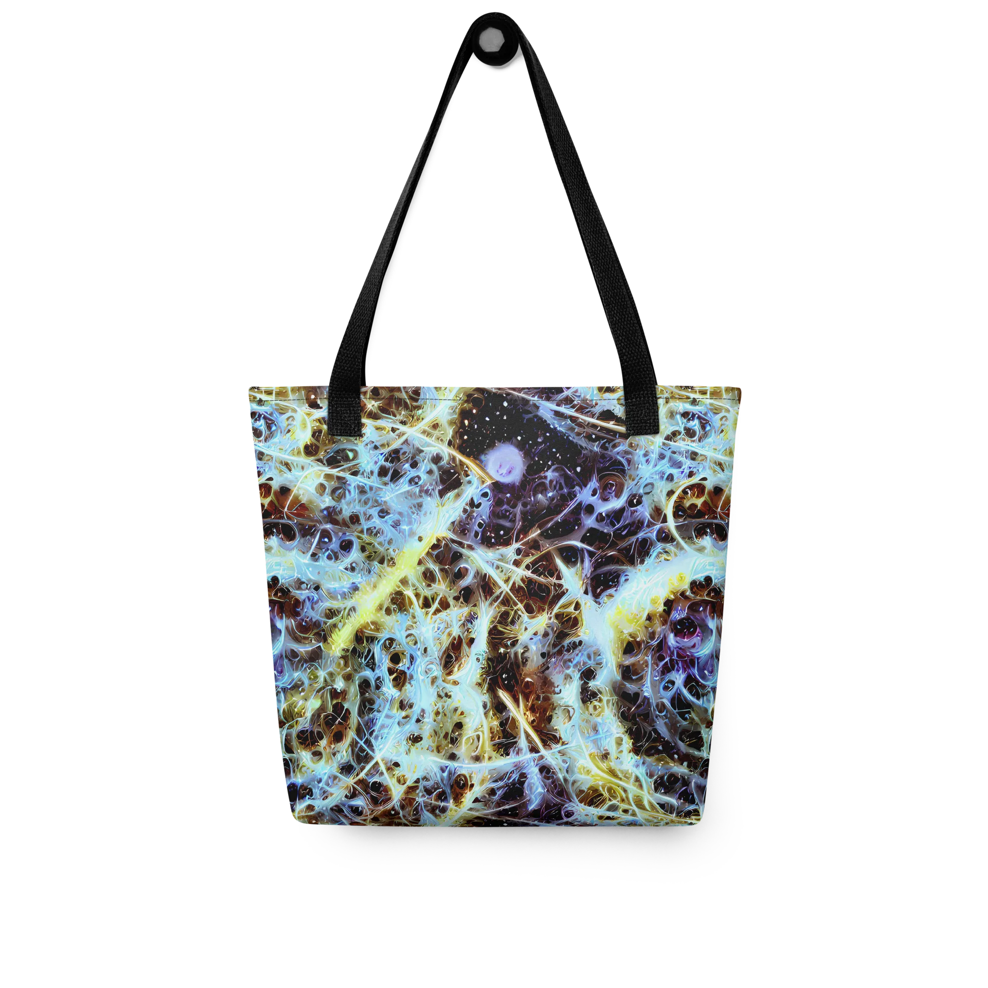Iridescent Orbit on Tote Bag — Front