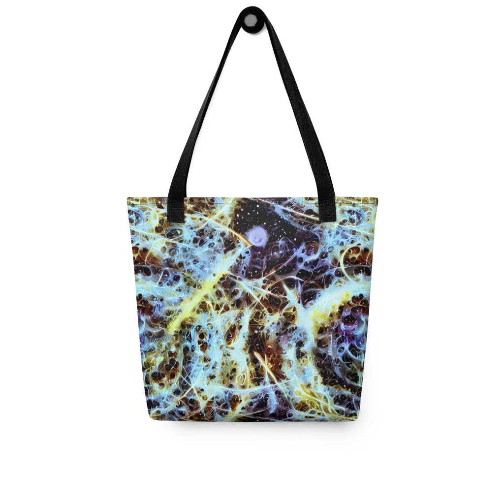 Iridescent Orbit on Tote Bag — Front