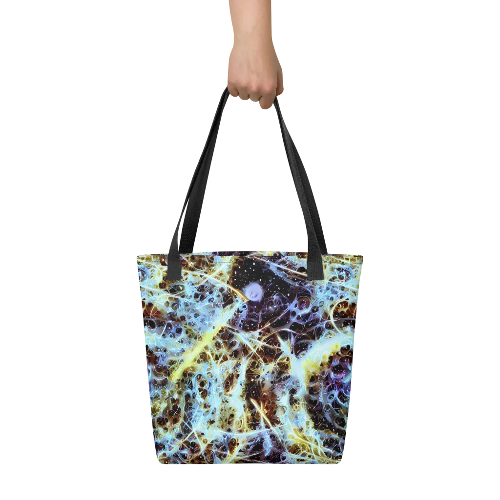 Iridescent Orbit on Tote Bag — Front