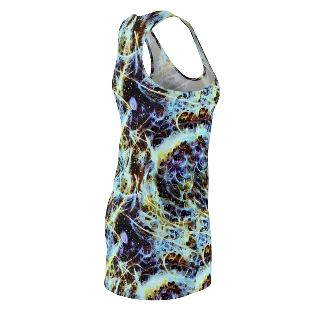 Iridescent Orbit on Racerback Dress — Back Side