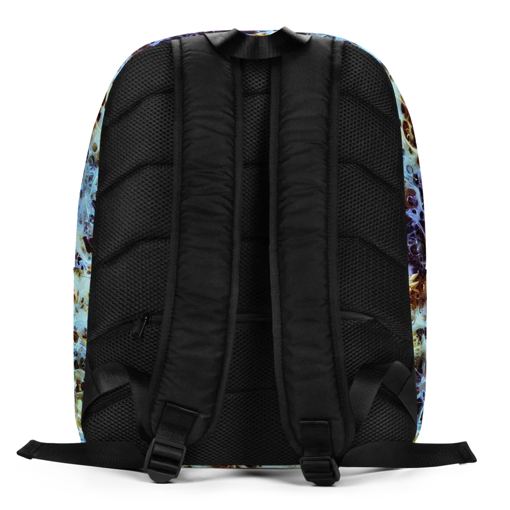 Iridescent Orbit on Minimalist Backpack — Back
