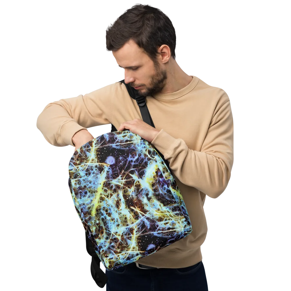 Iridescent Orbit on Minimalist Backpack — Front