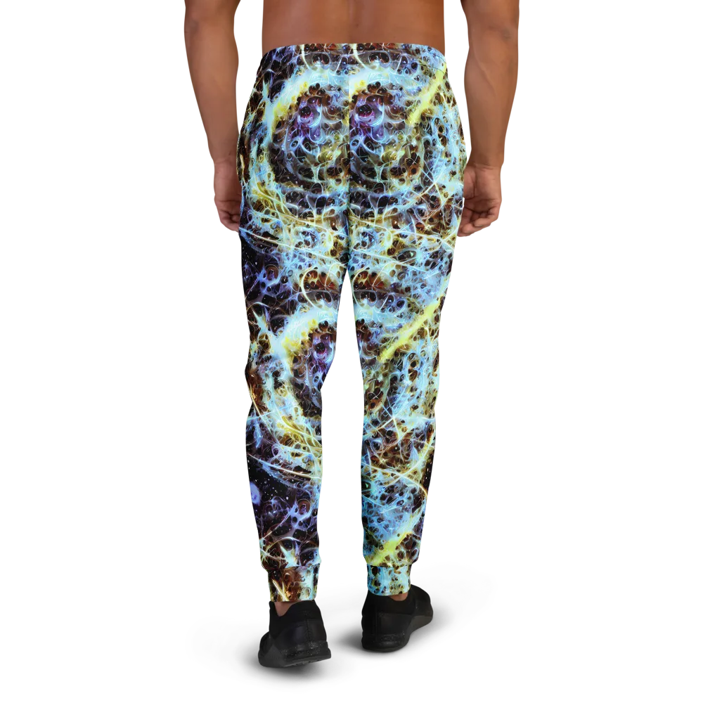 Iridescent Orbit on Men's Joggers — Back
