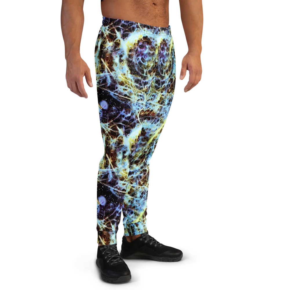 Iridescent Orbit on Men's Joggers — Right