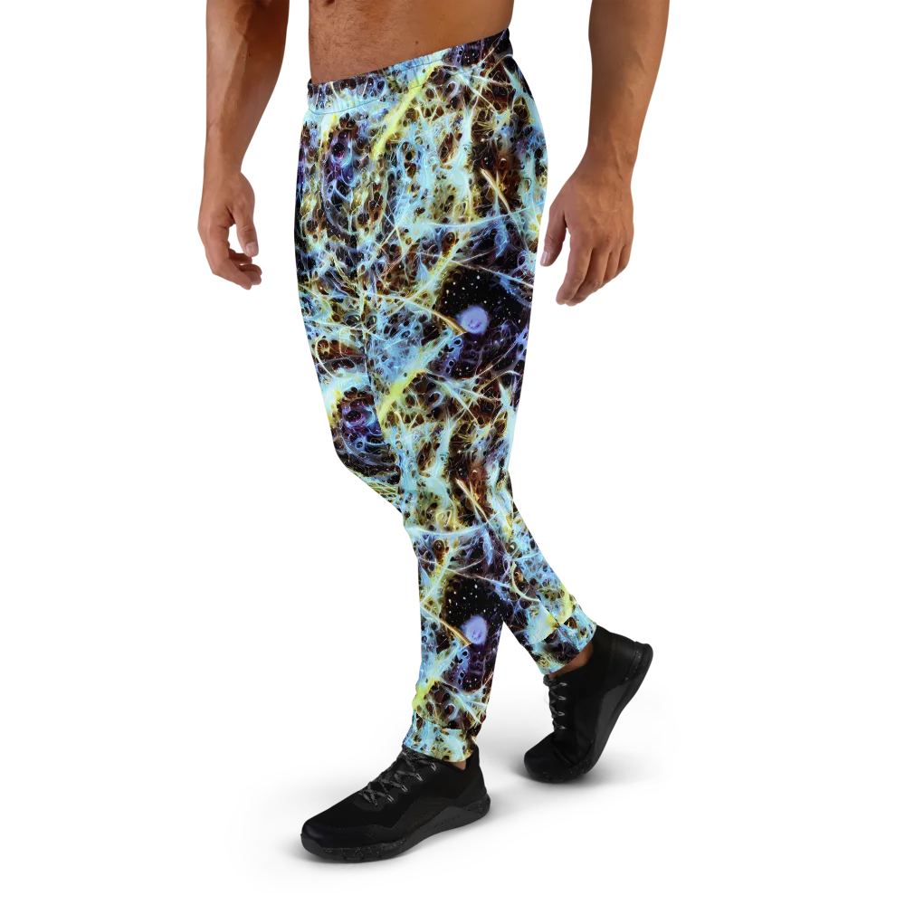 Iridescent Orbit on Men's Joggers — Left