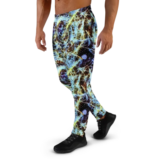 Iridescent Orbit on a Men's Joggers