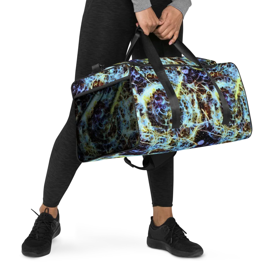 Iridescent Orbit on Duffle Bag — Right Front