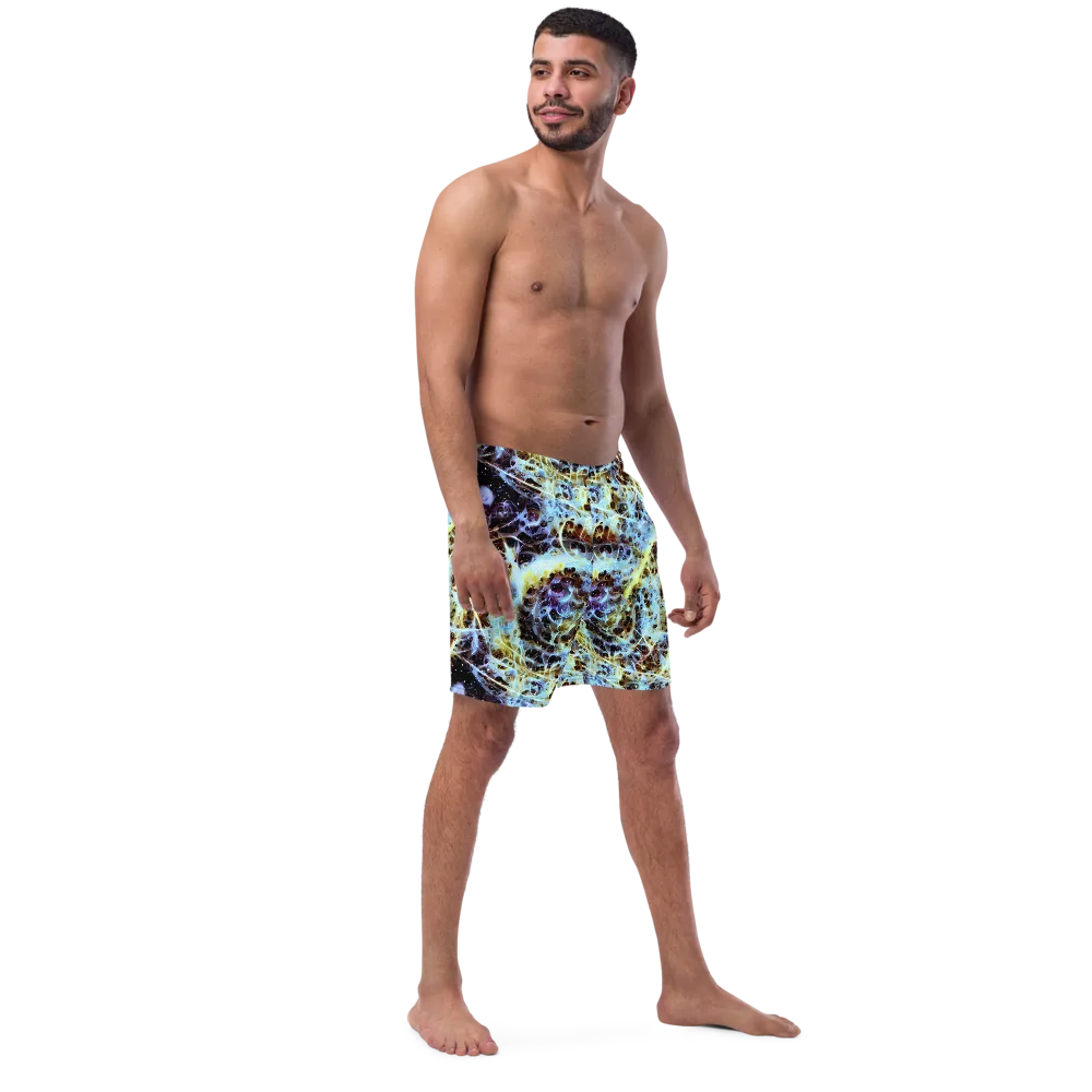 Iridescent Orbit on Swim Trunks — Right Front
