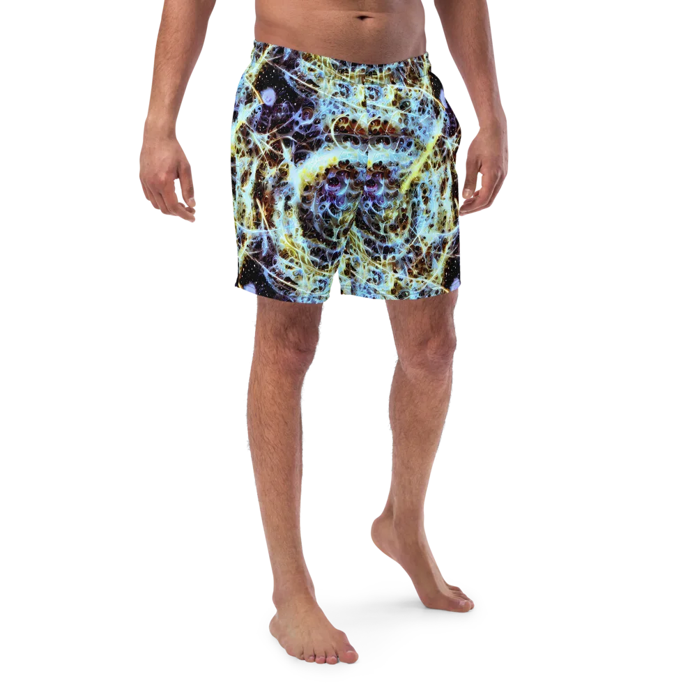 Iridescent Orbit on Swim Trunks — Front