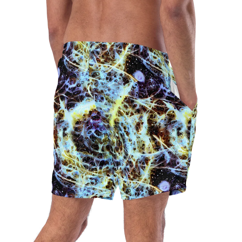 Iridescent Orbit on Swim Trunks — Right Back