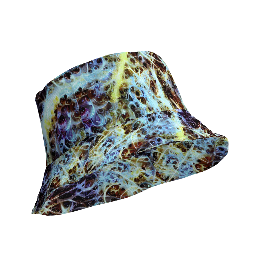 Iridescent Orbit on Reversible Bucket Hat — Product details Outside