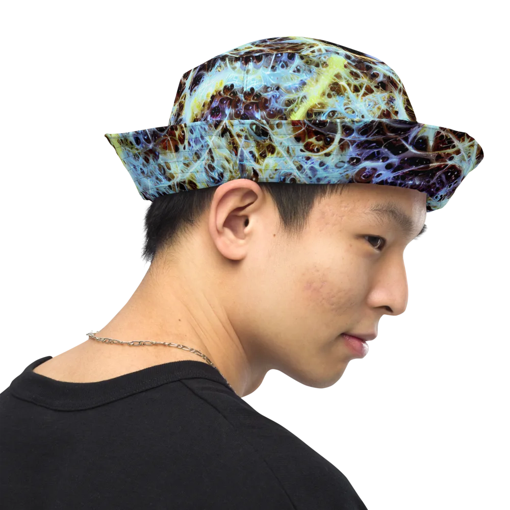 Iridescent Orbit on Reversible Bucket Hat — Right Outside