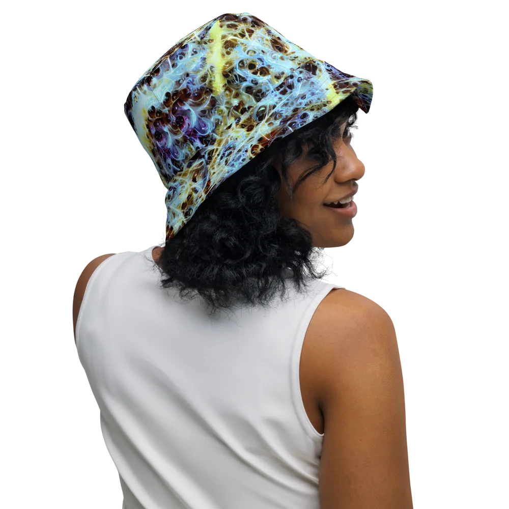 Iridescent Orbit on Reversible Bucket Hat — Right Outside