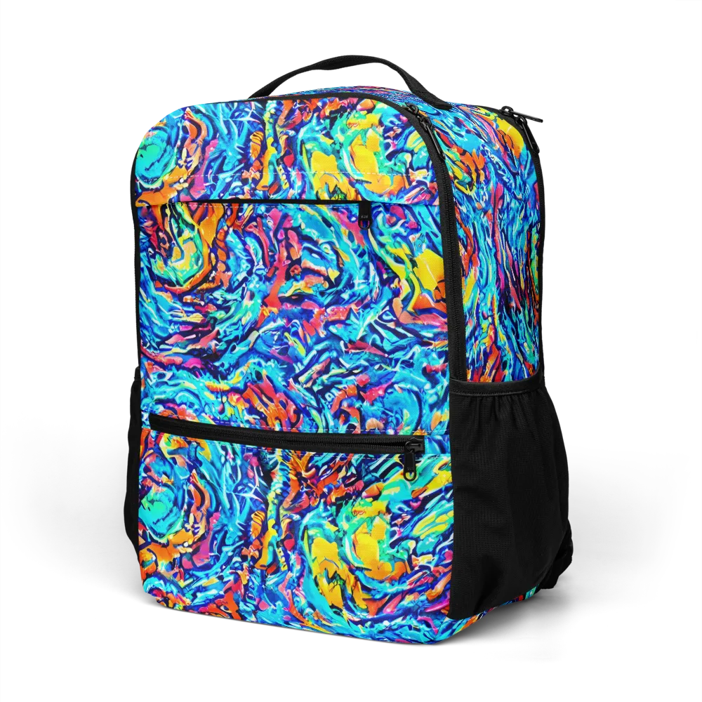 Painted Voltage on Utility Backpack — Left Front