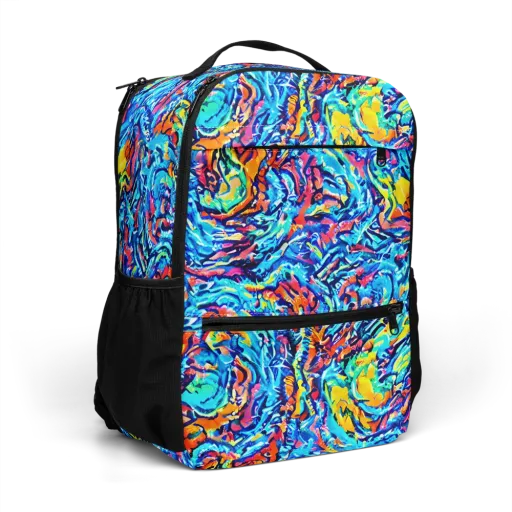 Painted Voltage on a Utility Backpack