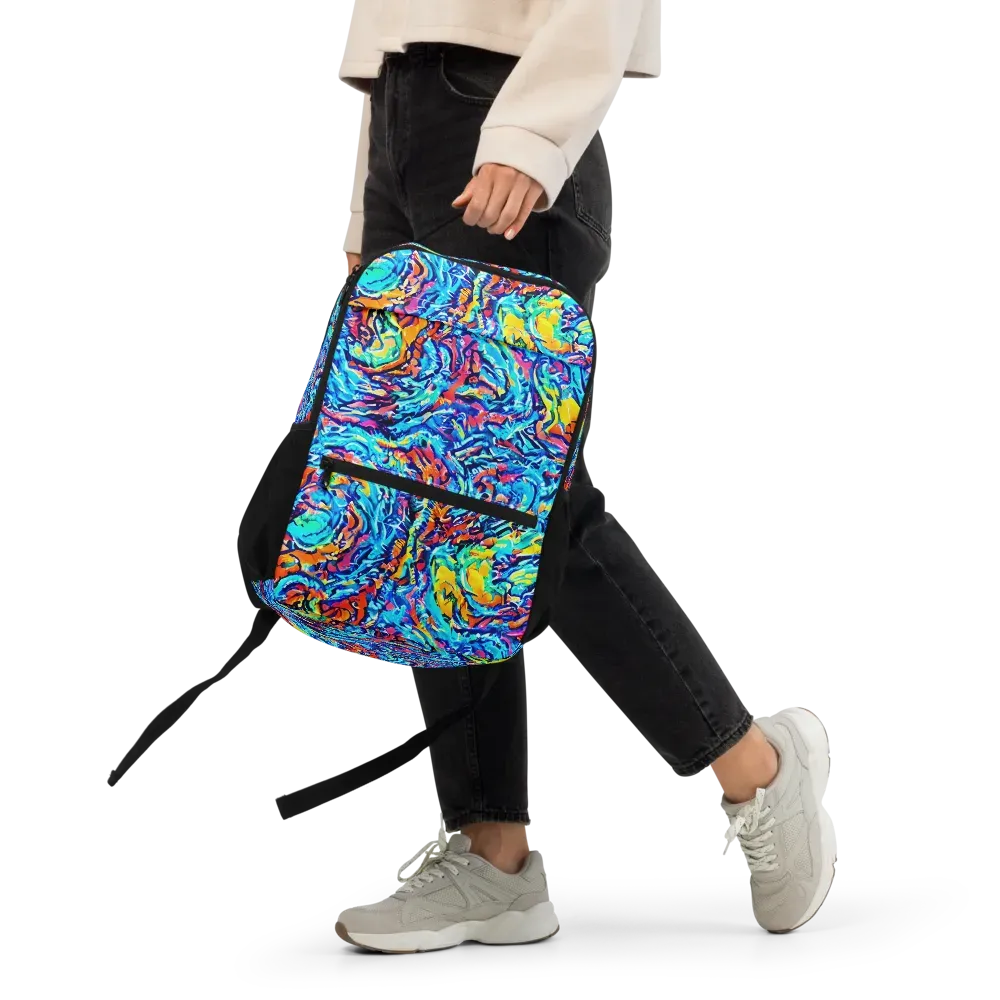 Painted Voltage on Utility Backpack — Front