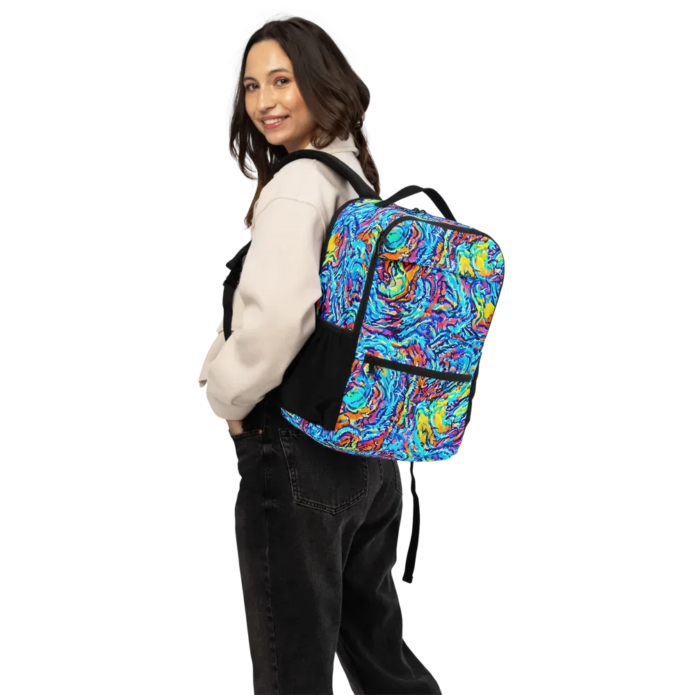Painted Voltage on Utility Backpack — Back