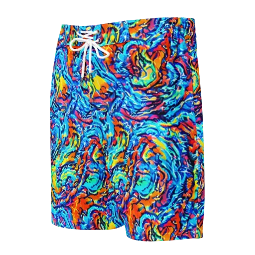 Painted Voltage on a Men's Board Shorts