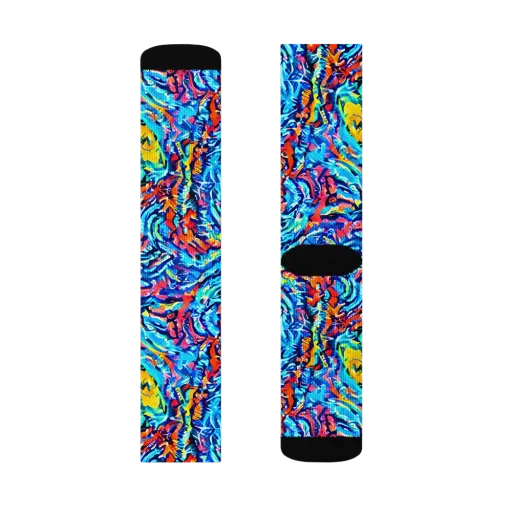 Painted Voltage on a Socks