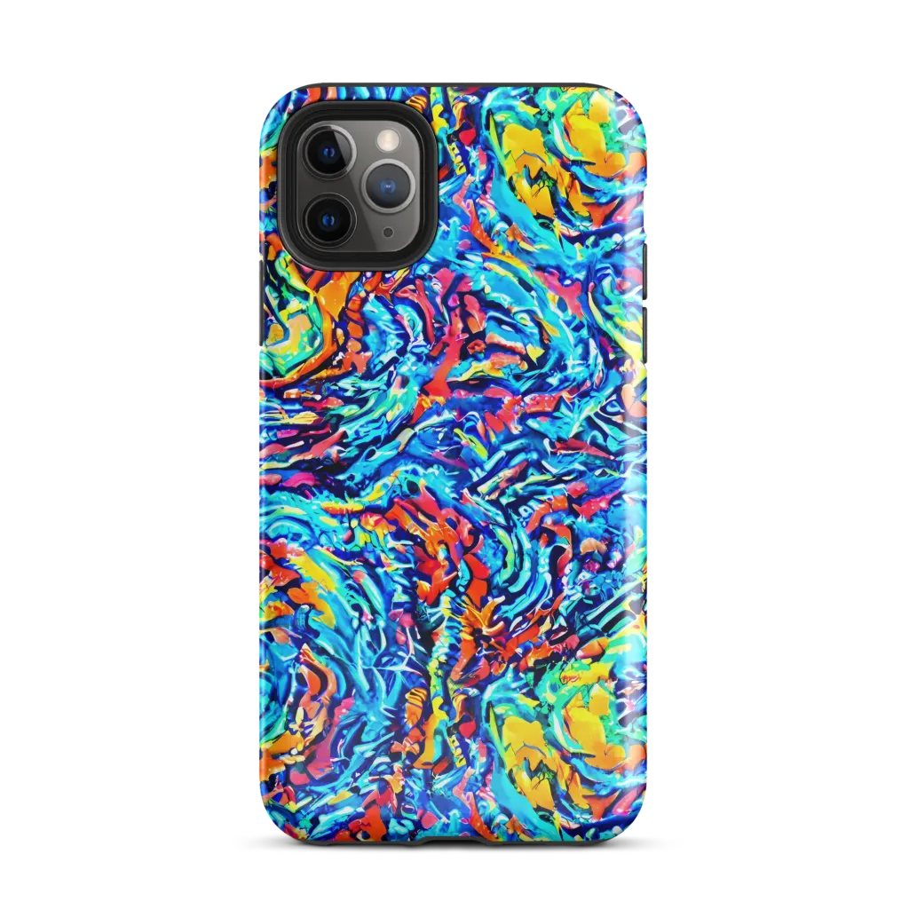 Painted Voltage on Tough Case for iPhone® — Front