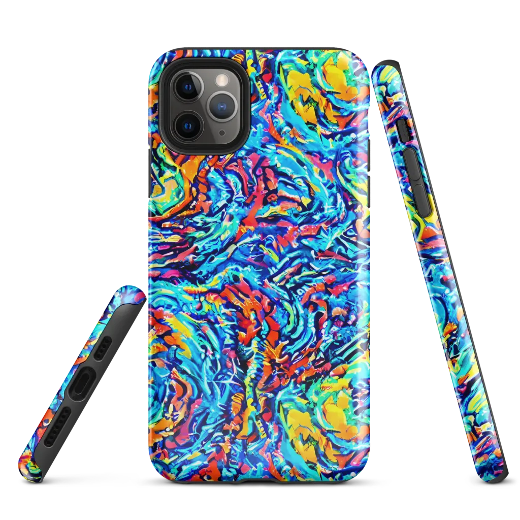 Painted Voltage on Tough Case for iPhone® — Front