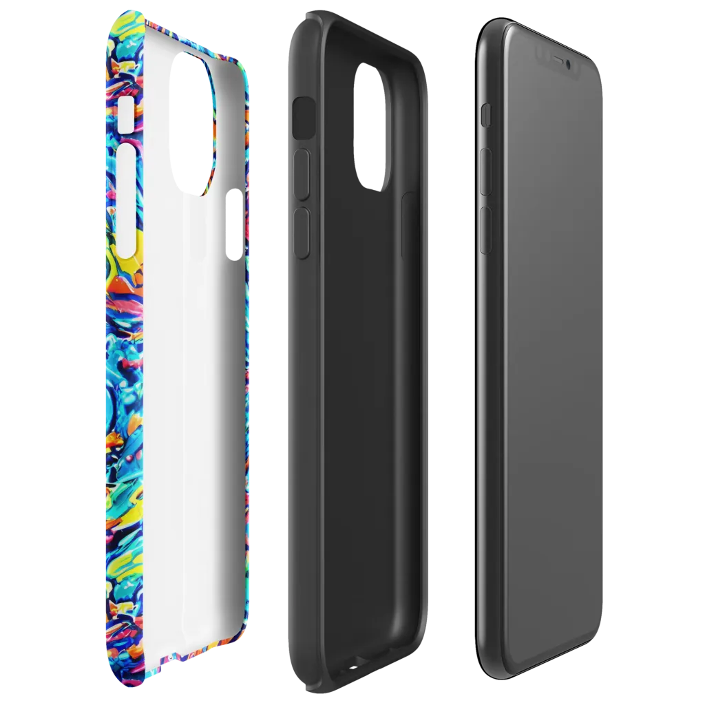 Painted Voltage on Tough Case for iPhone® — Right