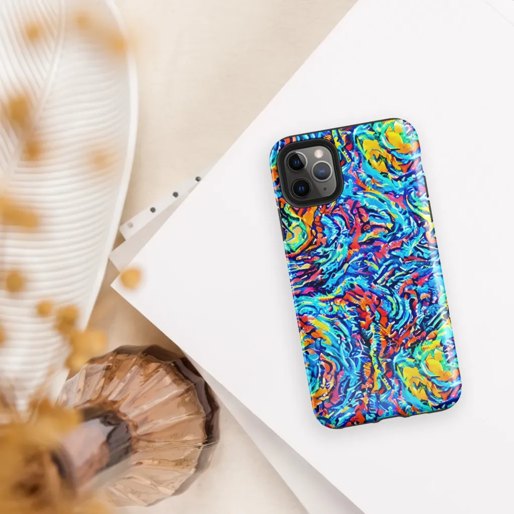 Painted Voltage on Tough Case for iPhone® — Front