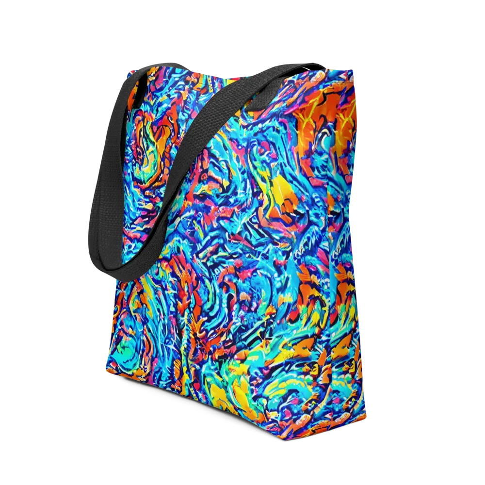 Painted Voltage on Tote Bag — Front