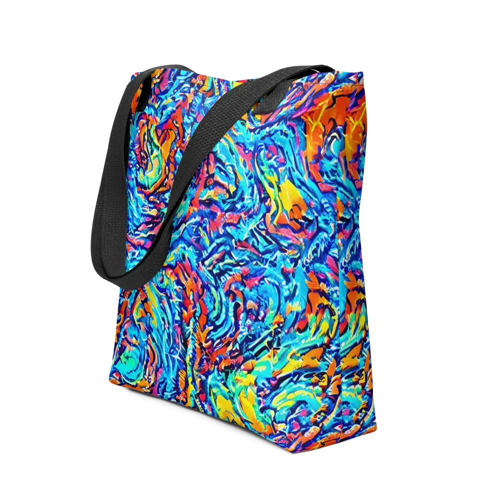 Painted Voltage on Tote Bag — Front