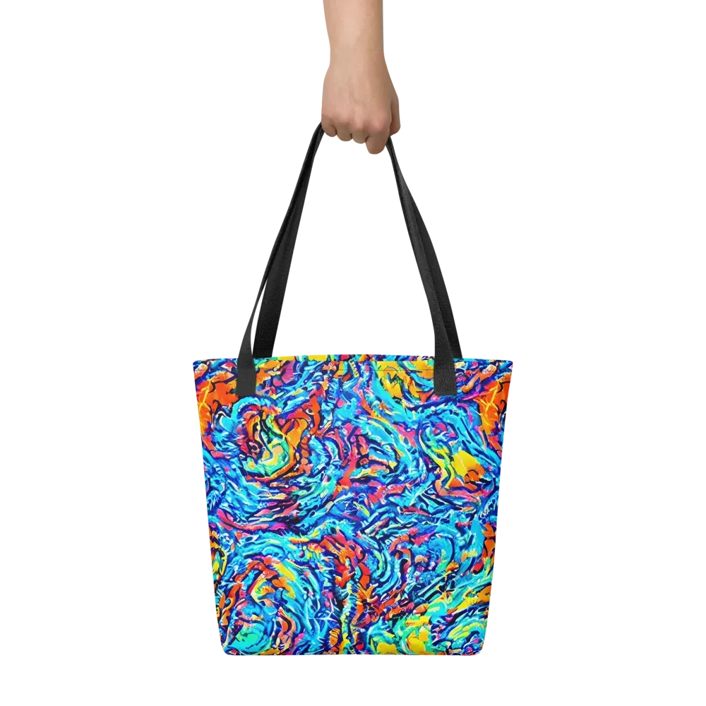 Painted Voltage on Tote Bag — Front