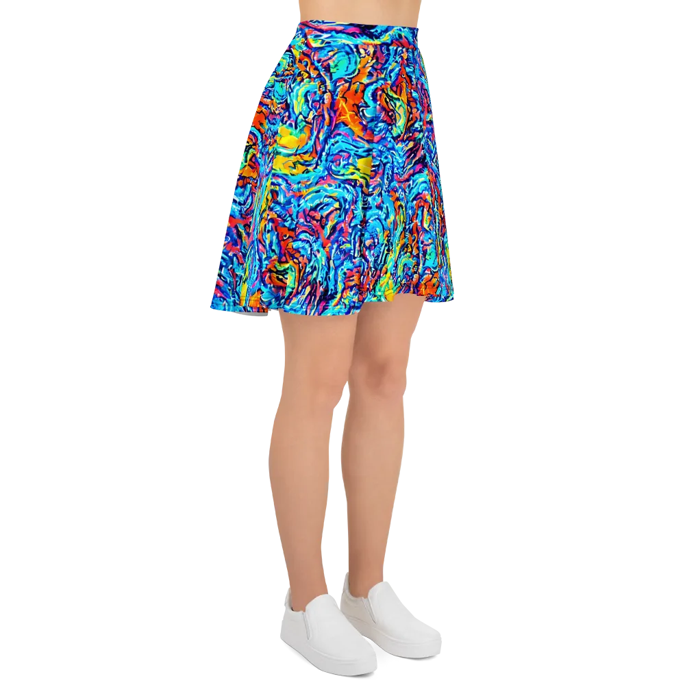 Painted Voltage on Skater Skirt — Right