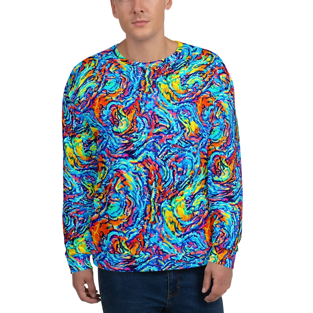 Painted Voltage on Sweatshirt — Front