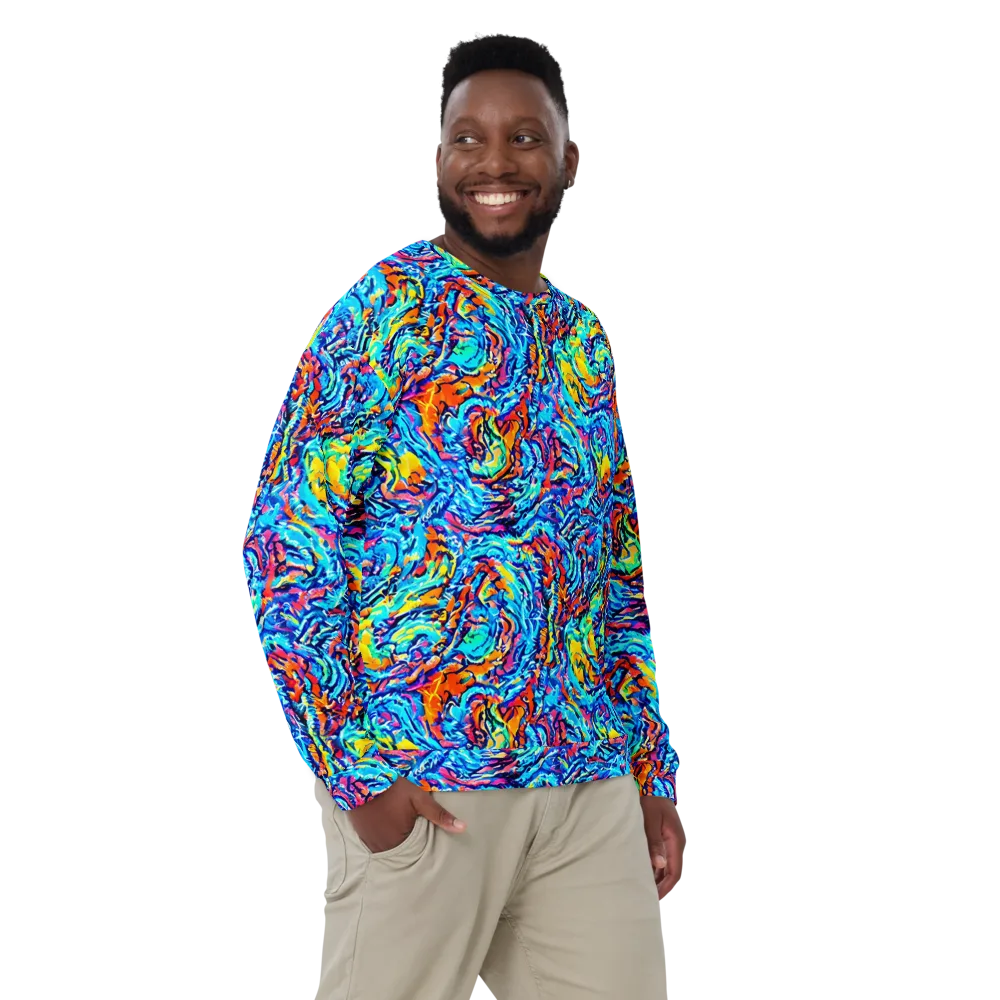 Painted Voltage on Sweatshirt — Front