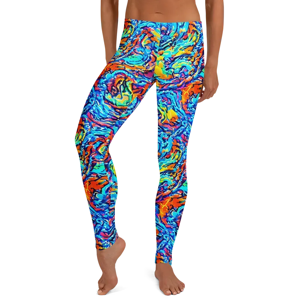 Painted Voltage on Leggings — Front