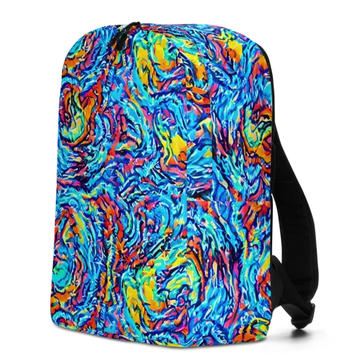 Painted Voltage on a Minimalist Backpack