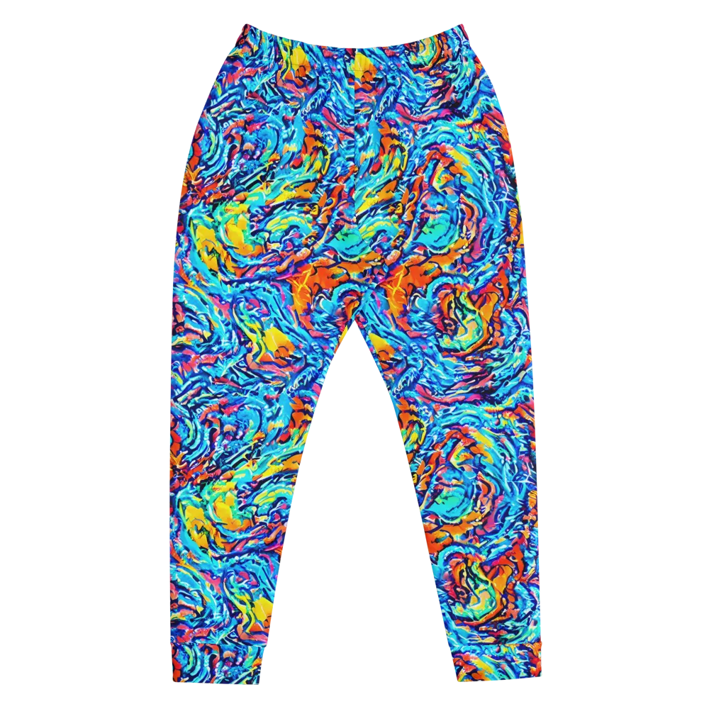 Painted Voltage on Men's Joggers — Front