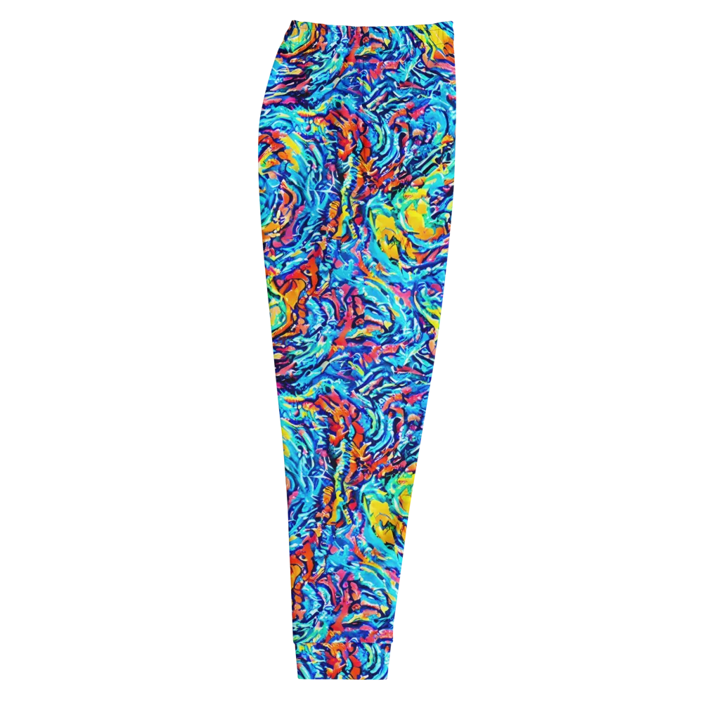 Painted Voltage on Men's Joggers — Right