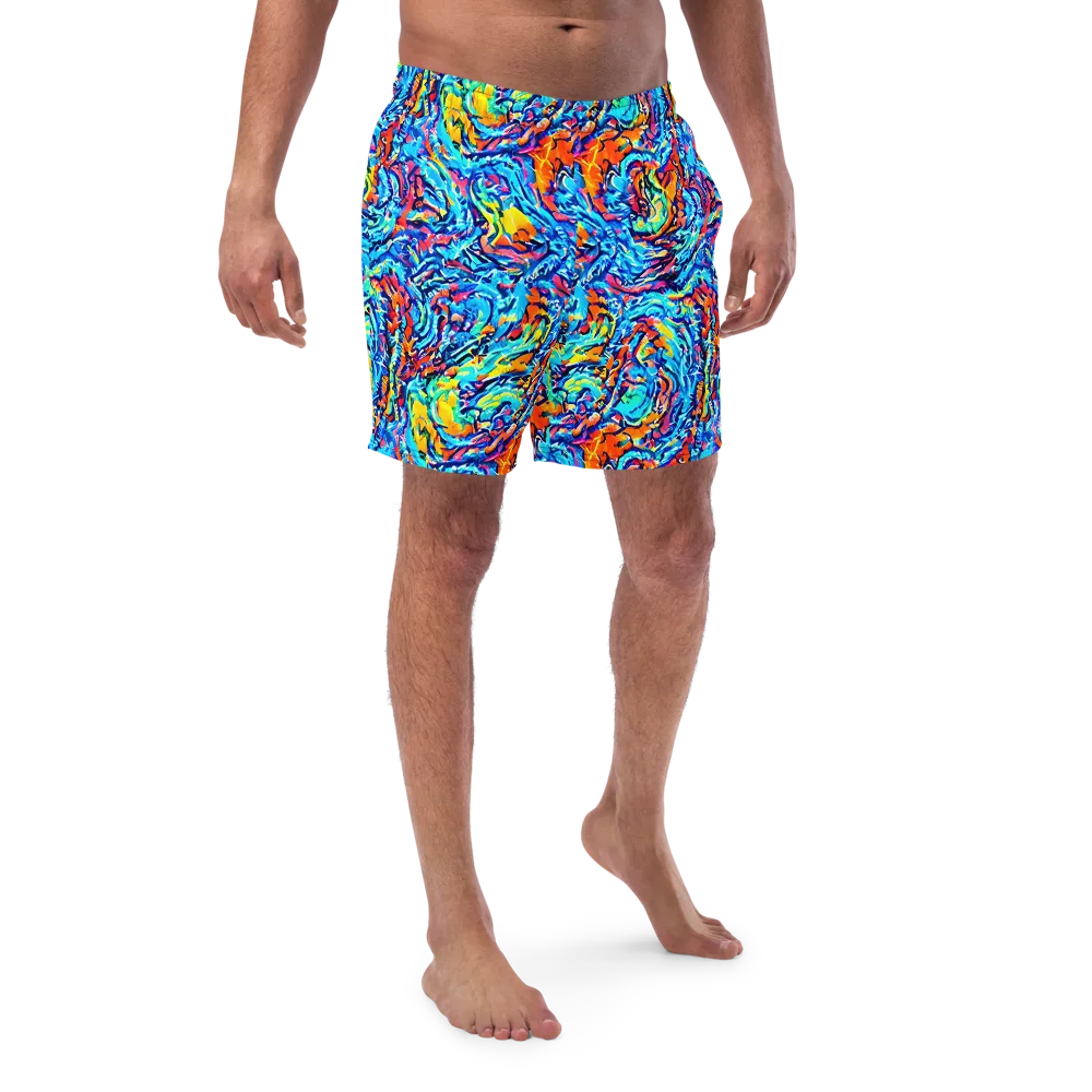 Painted Voltage on Swim Trunks — Front