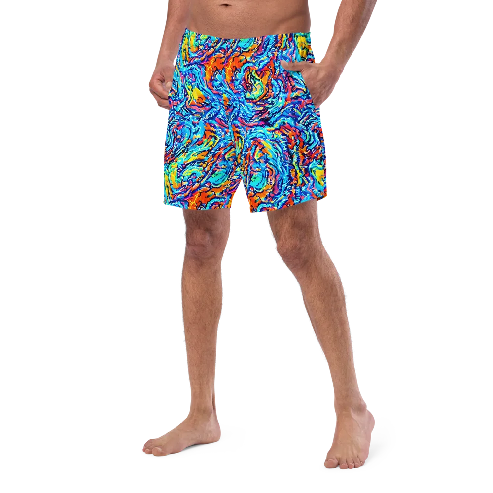 Painted Voltage on Swim Trunks — Left Front