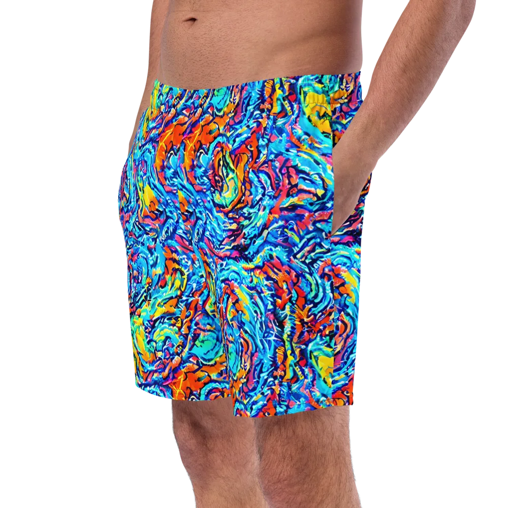 Painted Voltage on Swim Trunks — Left Front