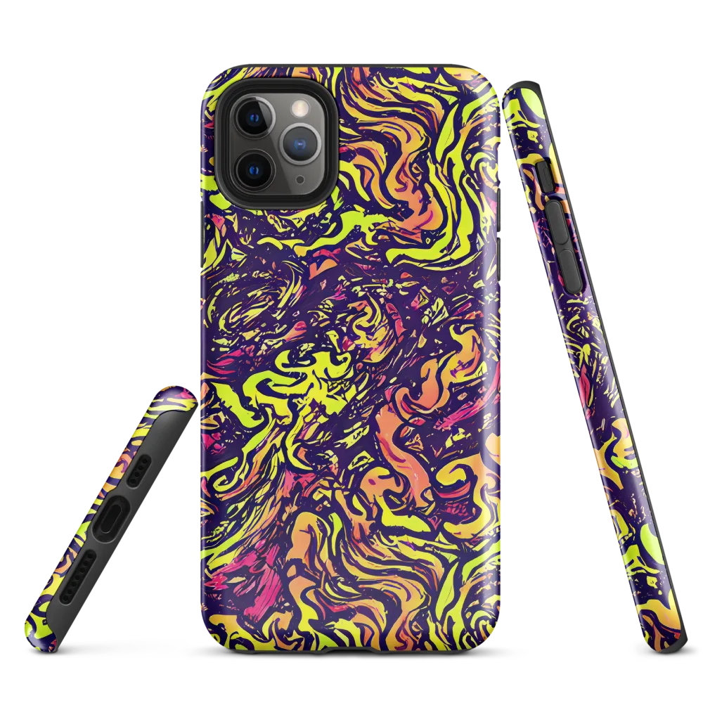 Kaleidoscope Riot on Tough Case for iPhone® — Front
