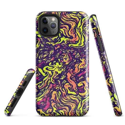 Kaleidoscope Riot on a Tough Case for iPhone®