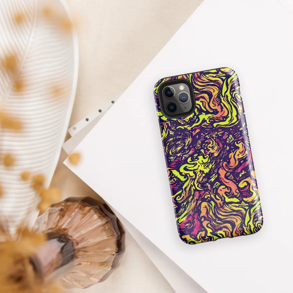 Kaleidoscope Riot on Tough Case for iPhone® — Front